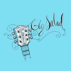 Image of Guitar Strings Tee (Light Blue)