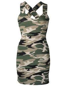 Image of TEN HUT CRISSCROSS DRESS