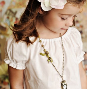 Image of Girls Peasant Blouse Pattern - Long Sleeves and Short - 2 through 10 years - PDF