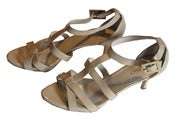 Image of Cage Strap Sandals (Beige)