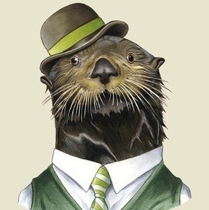 Image of Otter Print 8x10