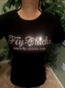 Image of Rhinestone Tee (Black)
