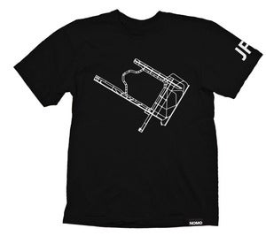 Image of JFK: John F. Kennedy International Shoulder Code T-Shirt