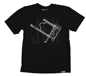 Image of JFK: John F. Kennedy International Underlay Code T-Shirt