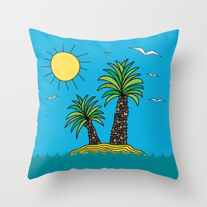 Image of Cushion Cover - Desert Island Dreaming