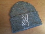 Image of Heather Shred Peace Beanie 