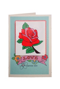 Image of **NEW** Tattoo You Rose Valentine Card