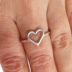 Image of Silver Heart Ring