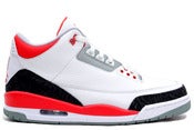 Image of Air Jordan 3 Retro White/Fire Red