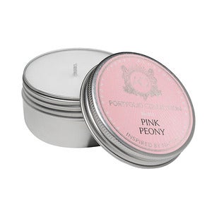 Image of Pink Peony Travel Tin Candle