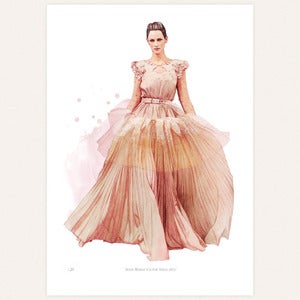 Image of 'Alexis Mabille' print by Ëlodie