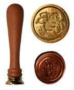 Image of 105 - Bee design wax seal stamper