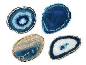 Image of Teal Agate Stone Coasters