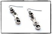 Image of Basic-V Bike Chain Earrings