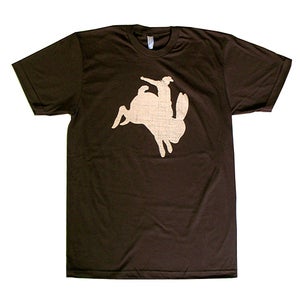 Image of Brown Buckin' Bunny Shirt