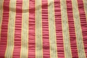 Image of 6.3 Yards of Red and Yellow Seersucker Fabric