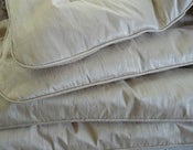 Image of Stunning Pure Silk Dupion Single Eiderdown