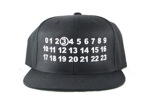 Image of Margiela Numbers Inspired Snap back Hat