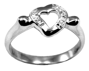 Image of Charmed Heart Ring