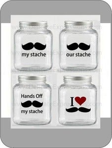 Image of My Stache Mustache Label