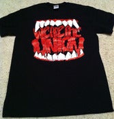 Image of Glaring Teeth Black T-Shirt