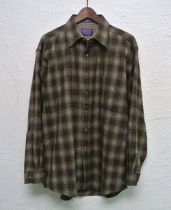 Image of Pendleton wool overshirt (L) #3