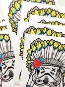 Image of Vinyl SLOTH Chief Trooper Sticker Pack