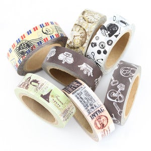 Image of Vintage Style Washi Tape