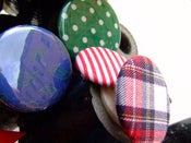 Image of Fabric buttons