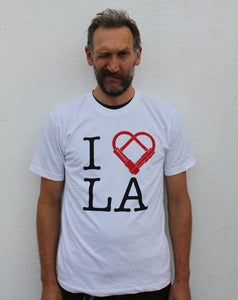 Image of I U-Lock LA Tee - White