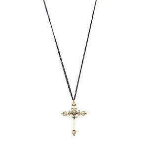 Image of Medium Cross Pendant Necklace (more colours available)