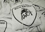 Image of Light Steel/Black Rich Raggs "Mercy" Pullover Hoodie