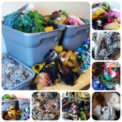 Image of CARDABLES: 8 ounce bag of mixed fiber