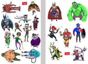 Image of Super Hero Stickers!