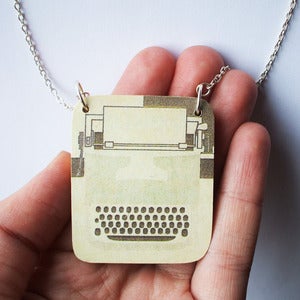 Image of Typewriter Necklace