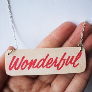 Image of Wonderful Necklace