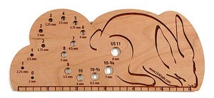 Image of Long Bunny Knitting Needle Gauge