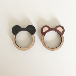 Image of Silhouette Bear Ring