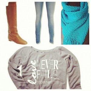 Image of Love Never Fails Sweatshirt 