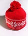 Image of Five Finger Thing Red/White Fair Isles Bobble Hat
