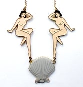 Image of SHOWGIRLS AND SHELL NECKLACE