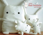 Image of Flat Bonnie Bunny Plush (Large 18" to 24") - More Colors Available - Handmade