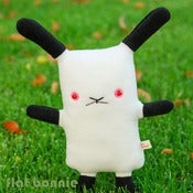 Image of Flat Bonnie Bunny Plush - Californian / Himalayan (Classic 12") Handmade
