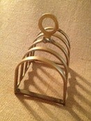Image of Vintage Brass Toast Holder