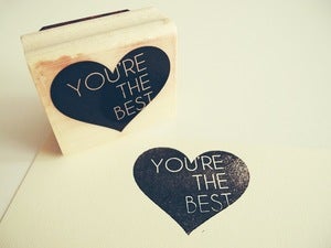 Image of You're the Best Rubber Stamp