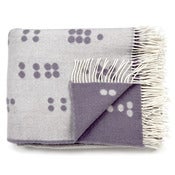 Image of Wool throw, Dot grey