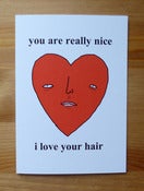 Image of Love card - i love your hair
