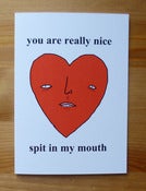 Image of Love card - spit in my mouth