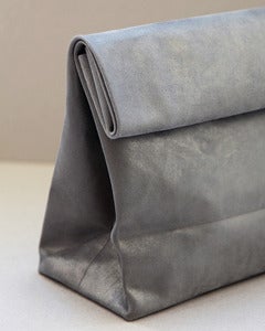 Image of SACO DE PAPEL PEQUENO pewter