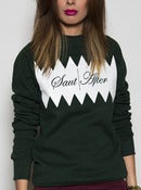 Image of SA ZigZag Sweatshirt - Green - Womens